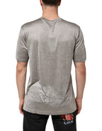 Beige Hazelnut Cotton Shortsleeve Shirt T-shirt