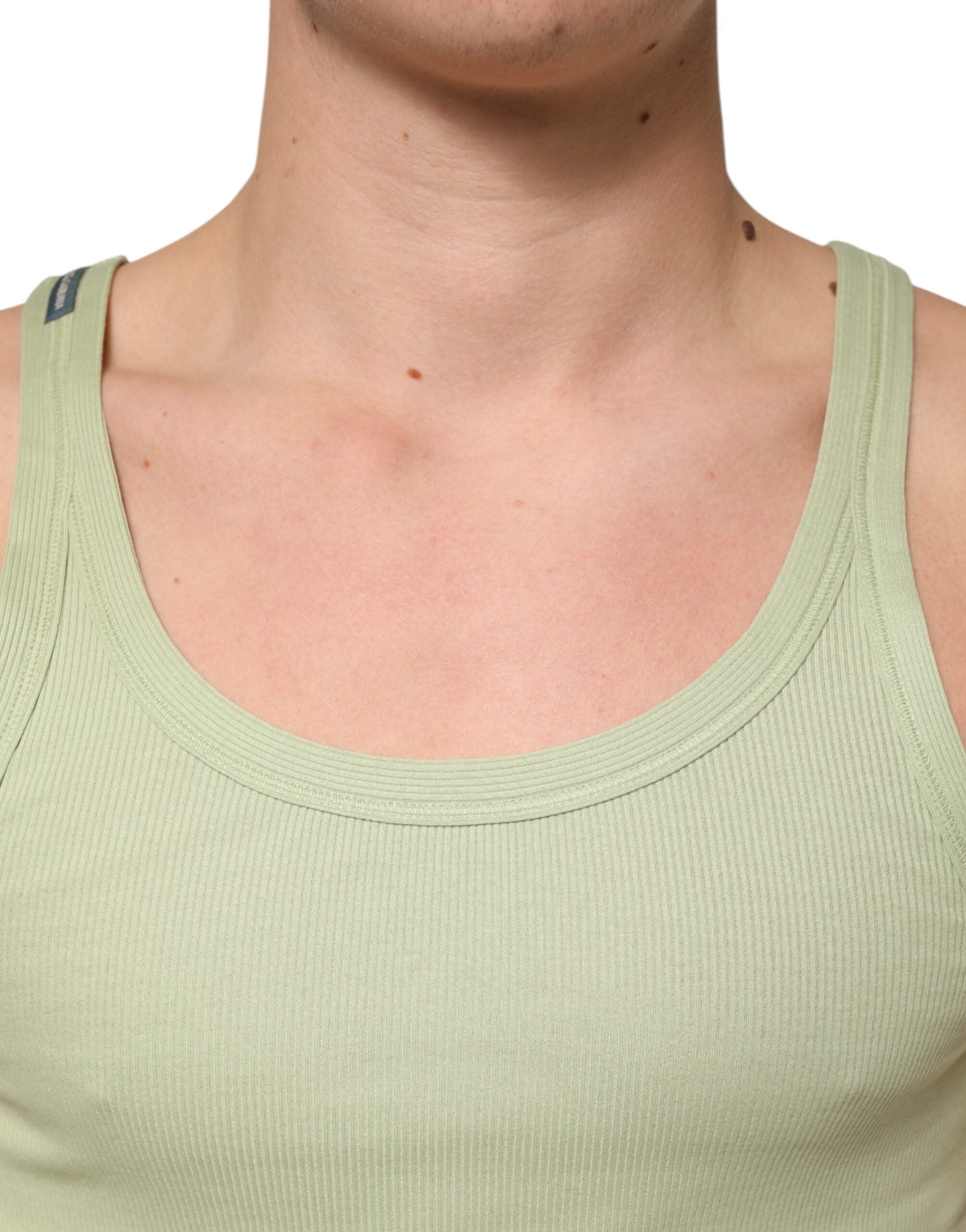 Light Green Tank Sleeveless Men T-shirt