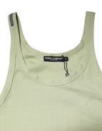 Light Green Tank Sleeveless Men T-shirt