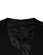 Black Wool Dress Formal Men Waistcoat Vest