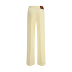 Bicolor Cotton Straight-Leg Jeans