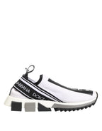 Black White Slip On Sorrento Sneakers Shoes