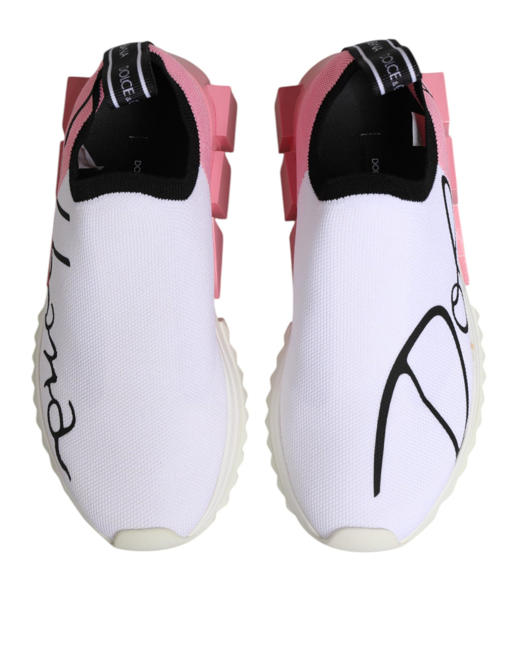 White Pink Low Top Sorrento Sneakers Shoes