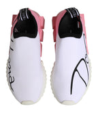 White Pink Low Top Sorrento Sneakers Shoes