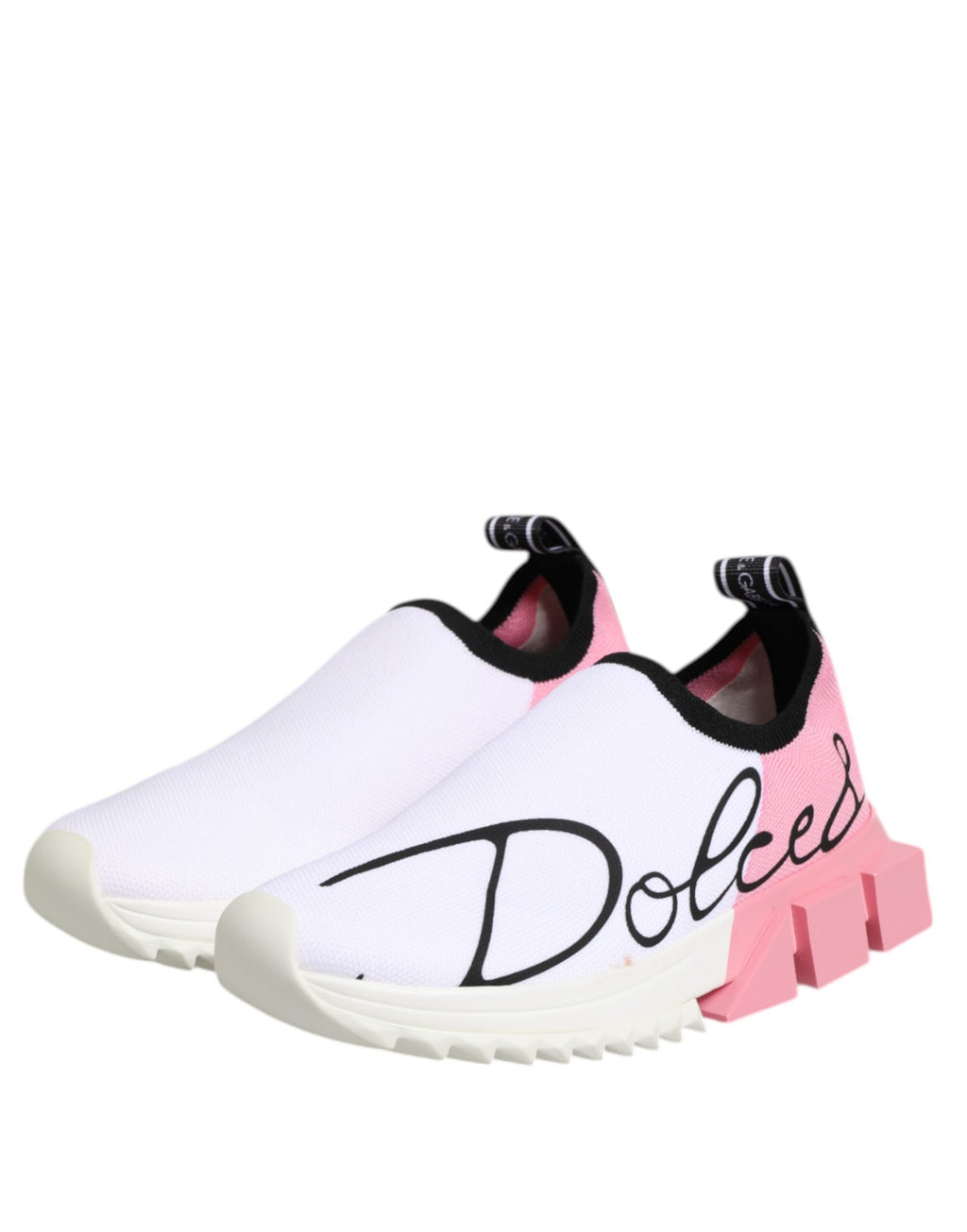 White Pink Low Top Sorrento Sneakers Shoes