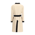 Beige Fleece Wool Coat