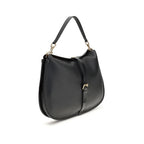 Black Calf Leather Bos Taurus Shoulder Bag