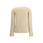Beige Fleece Wool Sweatshirt