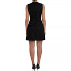 Black Sleeveless Bodycon A-line Mini Dress