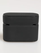 Black Mint Rubber Logo Embossed Accessory Airpods Case