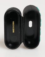 Black Mint Rubber Logo Embossed Accessory Airpods Case