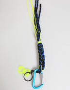 Multicolor Polyester Tape String DG Logo Keychain Keyring