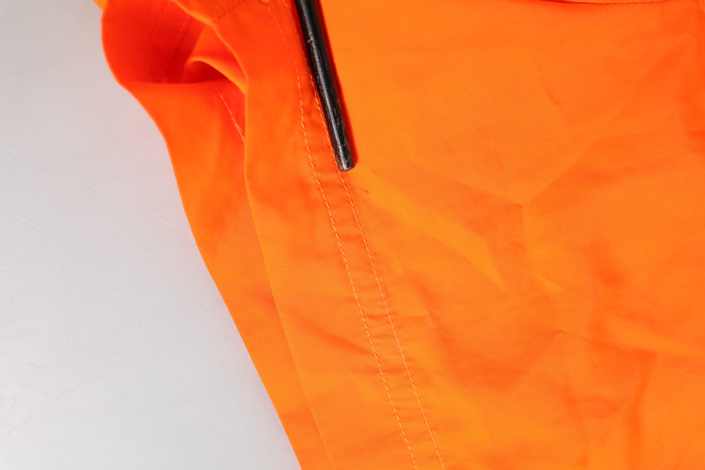 Orange Polyester Beachwear Men Shorts Swimwear