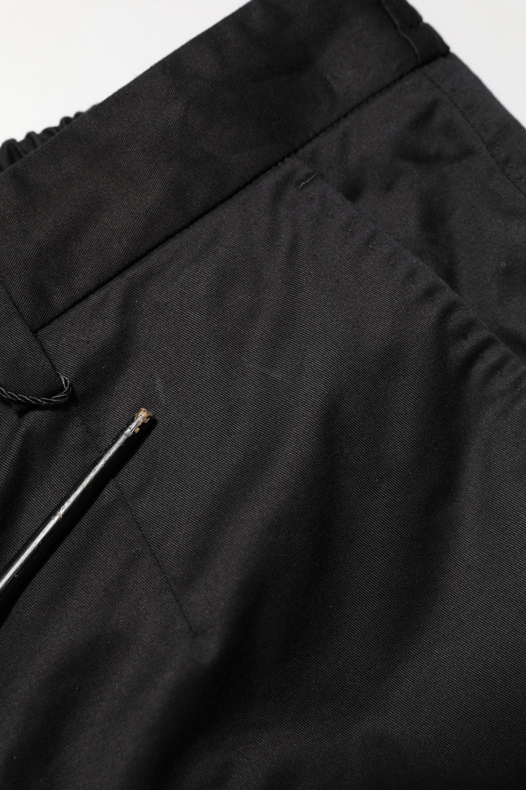 Black Cotton Tapered Men Formal Trousers Pants