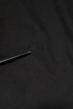 Black Cotton Tapered Men Formal Trousers Pants