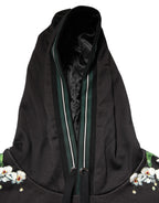 KING Black Orchid Floral Crown Logo Hoodie Sweater