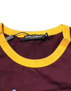 Burgundy Cotton DG Super King Logo T-Shirt