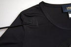 Black Viscose Round Neck CLASS T-shirt