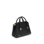Black Calf Leather Bos Taurus Handbag