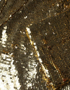 Gold Sequin Long Sleeve Mini Dress