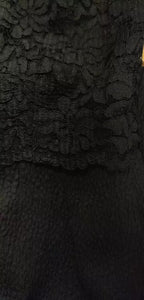 Black Lace Gown Bodycon Sheath STAFF Dress