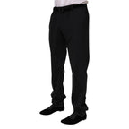 Black Wool Formal Dress Men Trousers Pants