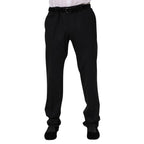 Black Wool Formal Dress Men Trousers Pants