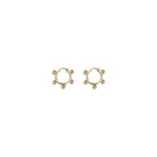 Gold Brass Earrings