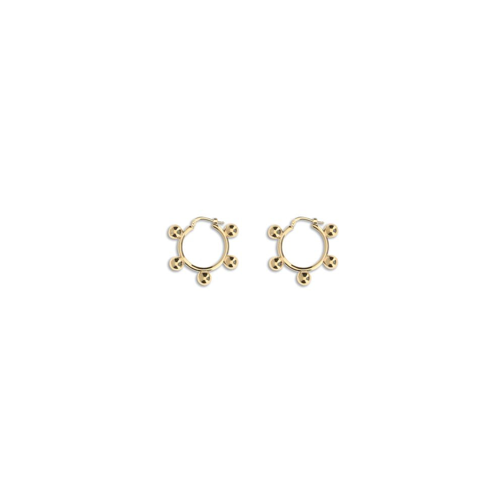 Gold Brass Earrings