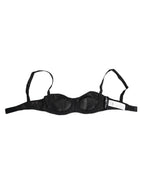 Black Lace Underwire Bra Lingerie Underwear