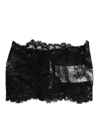Black Lace Neck Scarf