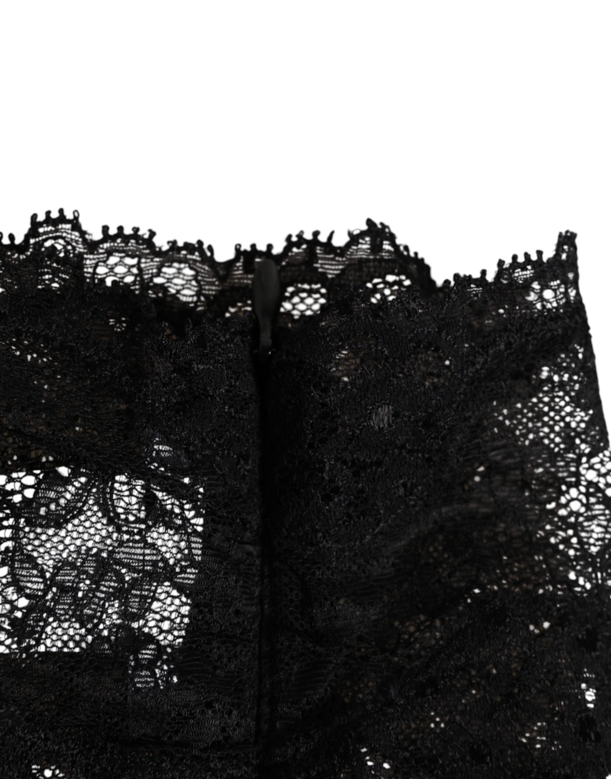 Black Lace Neck Scarf