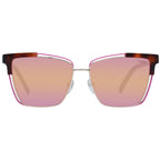 Brown Acetate & Metal Sunglasses