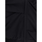 Black Polyamide Full-Length Jacket