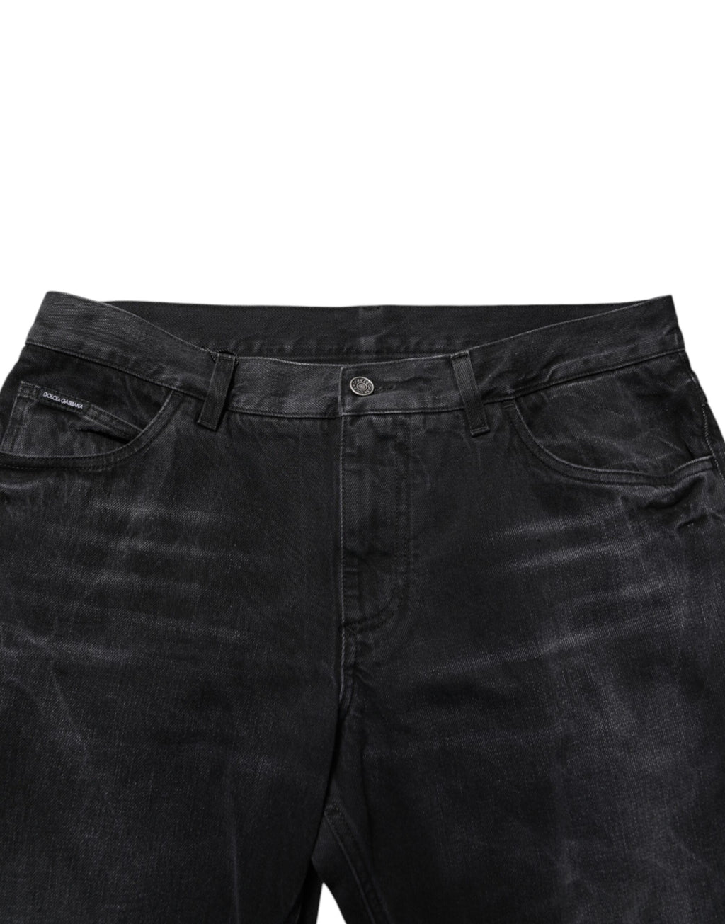 Black Washed Cotton Skinny Men Denim Jeans