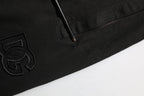 Black Cotton DG Logo Men Jogger Pants