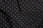 Black Polka Dot Cotton GOLD Men Formal Dress Shirt
