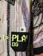 Multicolor Graphic Collared Casual Shirt