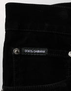 Black Cotton Slim Fit Denim Trouser Jeans