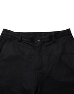 Black Cashmere Dress Formal Men Trouser Pants