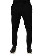 Black Cashmere Dress Formal Men Trouser Pants