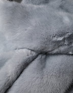 Powder Blue Mink Fur Neck Warmer Scarf