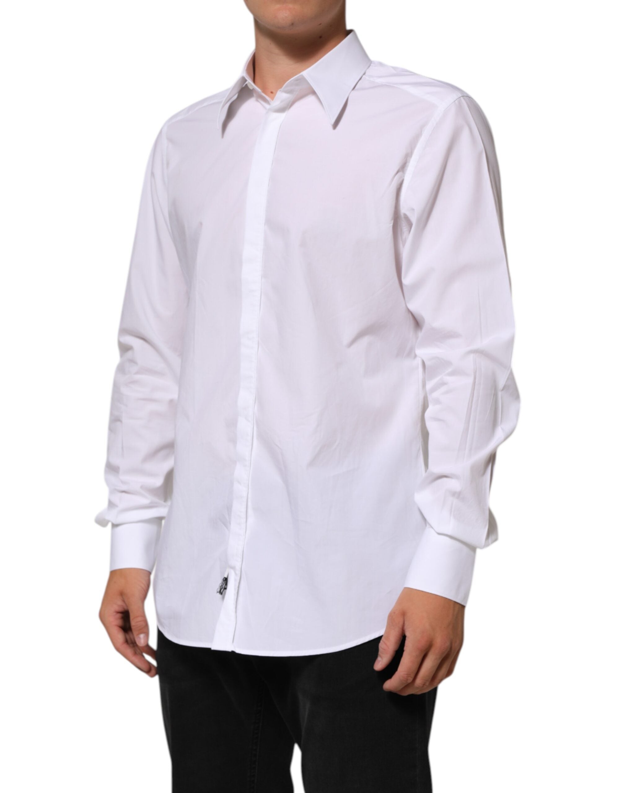 White Cotton MARTINI Men Formal Dress Shirt