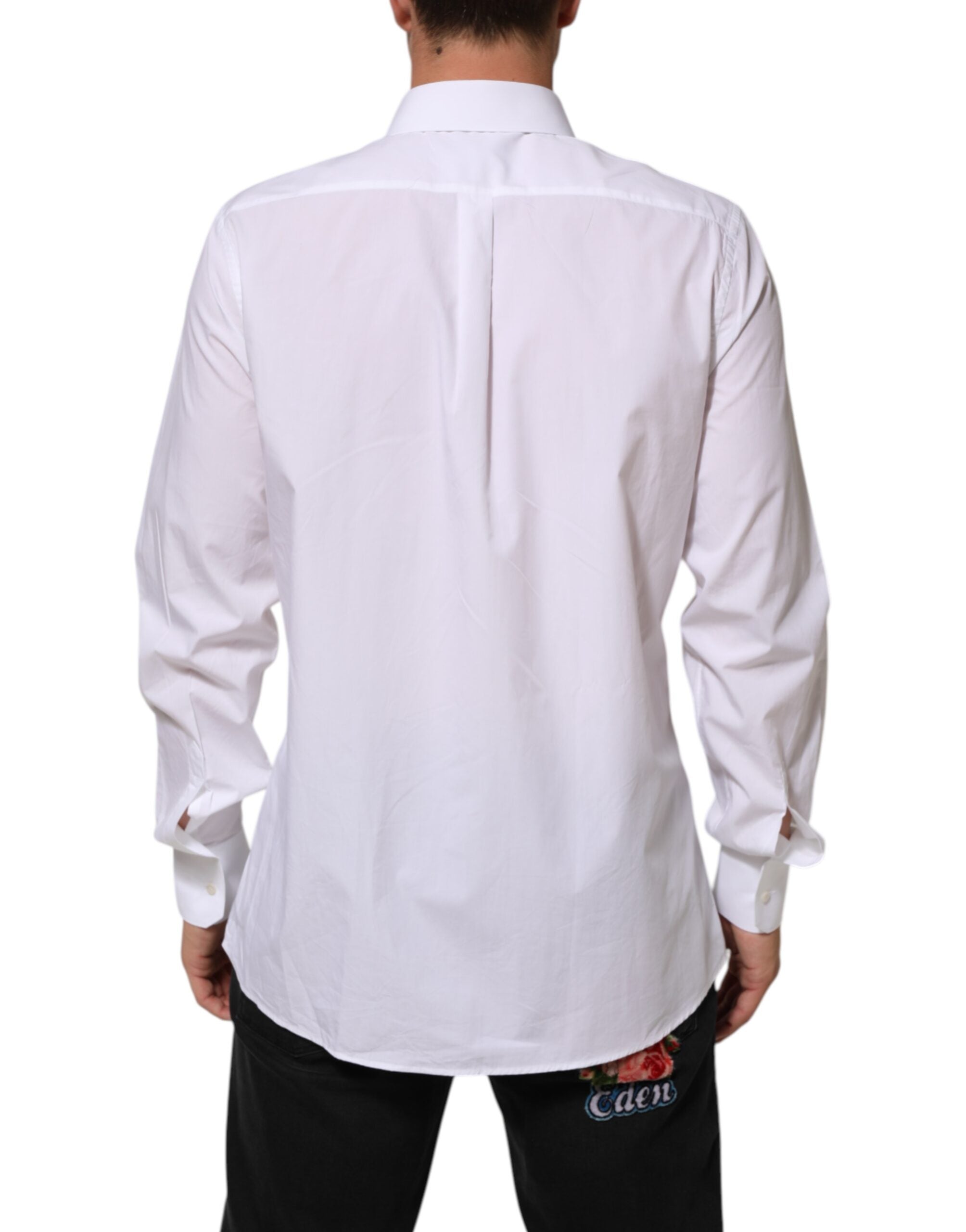 White Cotton MARTINI Men Formal Dress Shirt