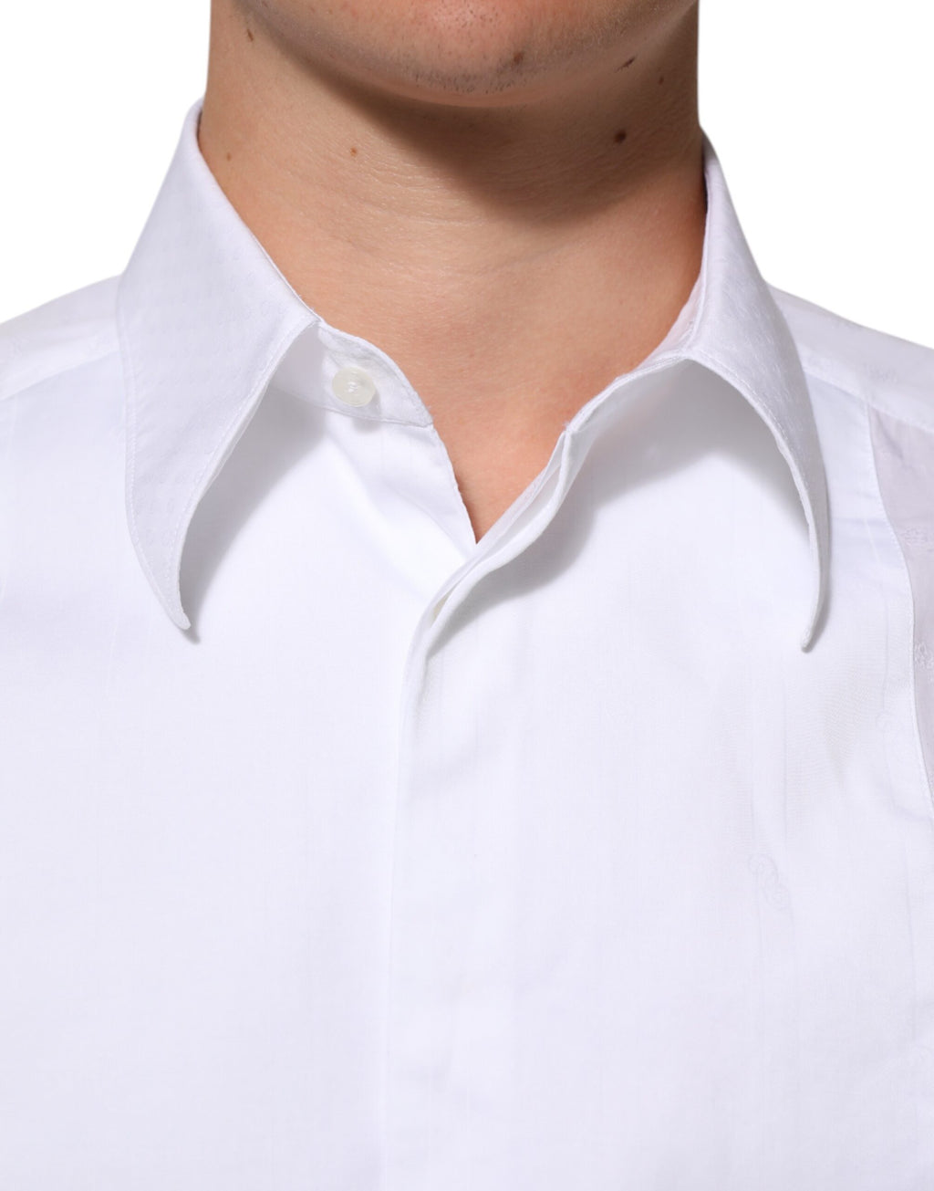 White Cotton MARTINI Bib Formal Dress Shirt