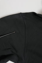 Black Logo FullZip Hooded Sweatshirt Sweater