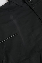 Black Logo FullZip Hooded Sweatshirt Sweater