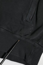 Black Logo FullZip Hooded Sweatshirt Sweater