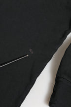 Black Logo FullZip Hooded Sweatshirt Sweater