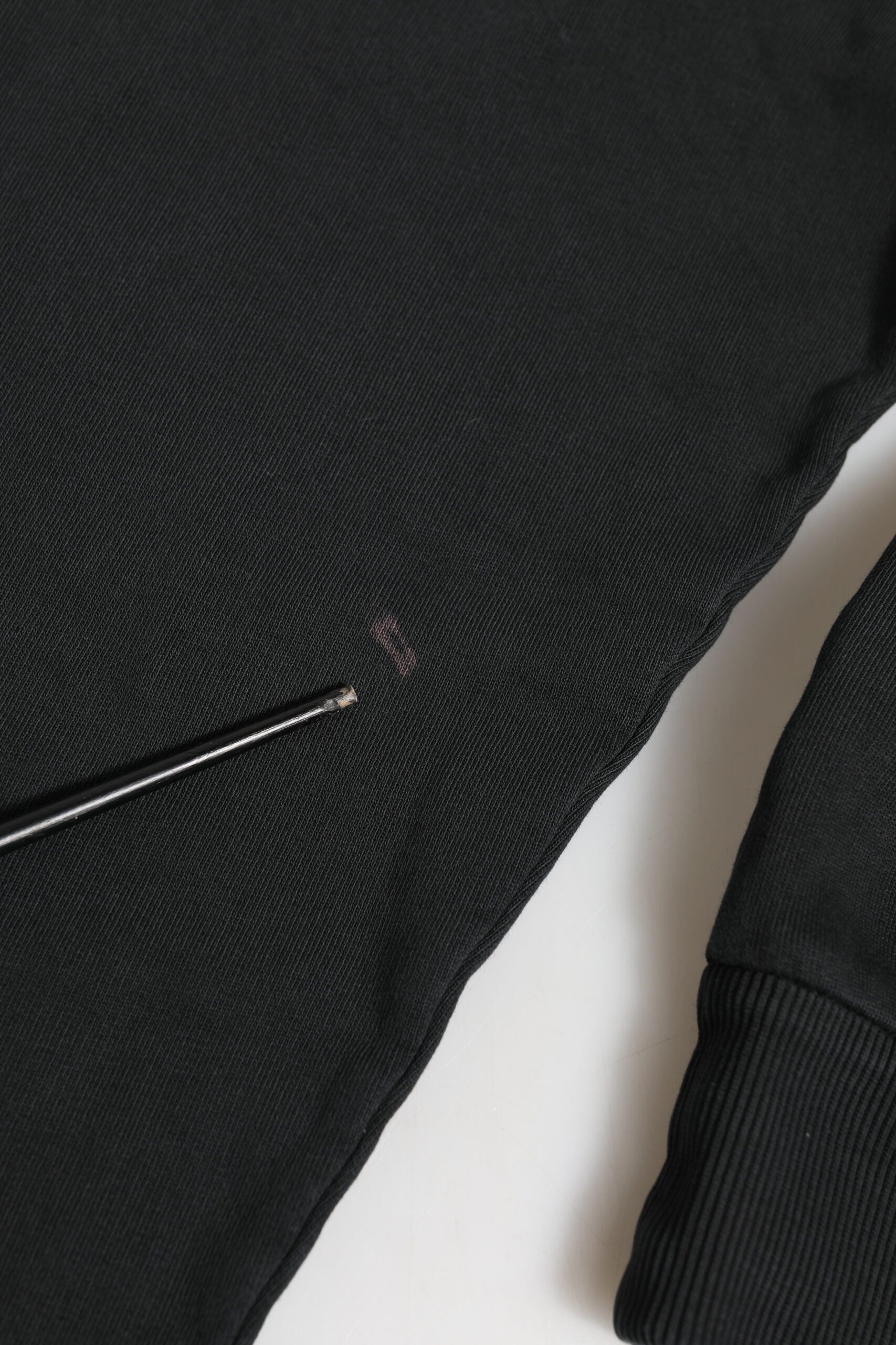 Black Logo FullZip Hooded Sweatshirt Sweater